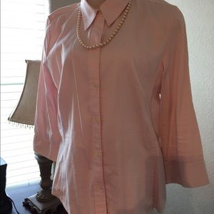 Stylish Light Pink Banana Republic Blouse